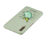 For Samsung A7 2018 A750 Full Cover Protective Phone Case Cartoon Pattern Solid Color TPU Phone Case with Adjustable Bracket 2