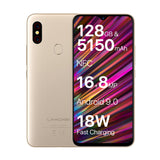 UMIDIGI F1 4G Phablet - 6.3 inch, Android 9.0, Helio P60 Octa Core 2.0GHz, 4GB RAM 128GB ROM - Golden non-European