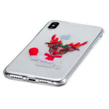 Cute Cell Phone Case Christmas Gifts TPU Soft Phone Shell for iPhone XS Max