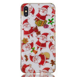 Cute Cell Phone Case Christmas Gifts TPU Soft Phone Shell for iPhone XS Max