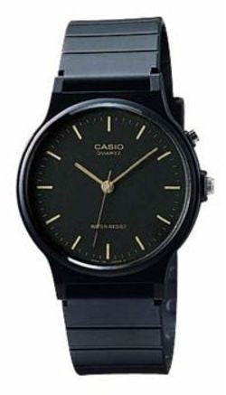 Casio Mens Watch with Black Resin Band