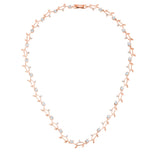 Rose Gold Tone Vineyard Necklace