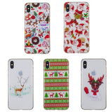 Cute Cell Phone Case Christmas Gifts TPU Soft Phone Shell for iPhone XS Max