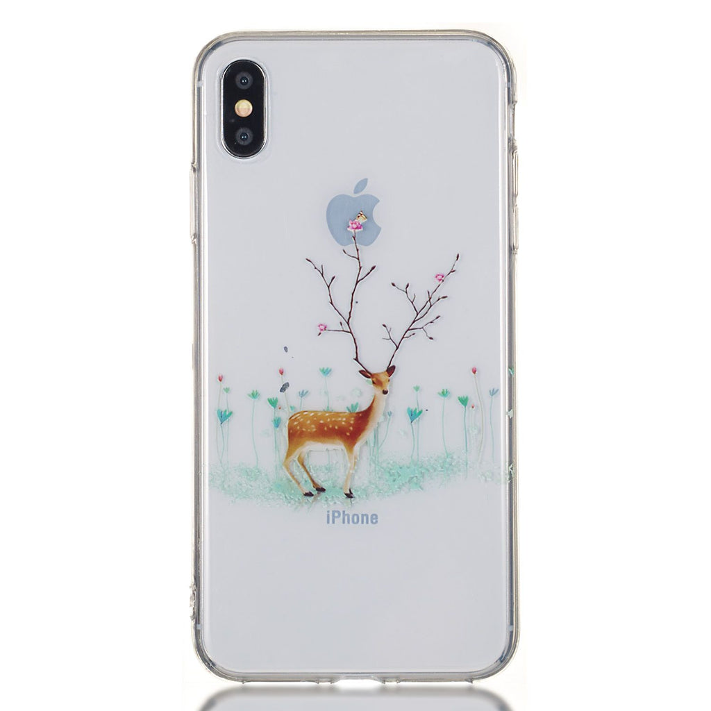 Cute Cell Phone Case Christmas Gifts TPU Soft Phone Shell for iPhone XS Max