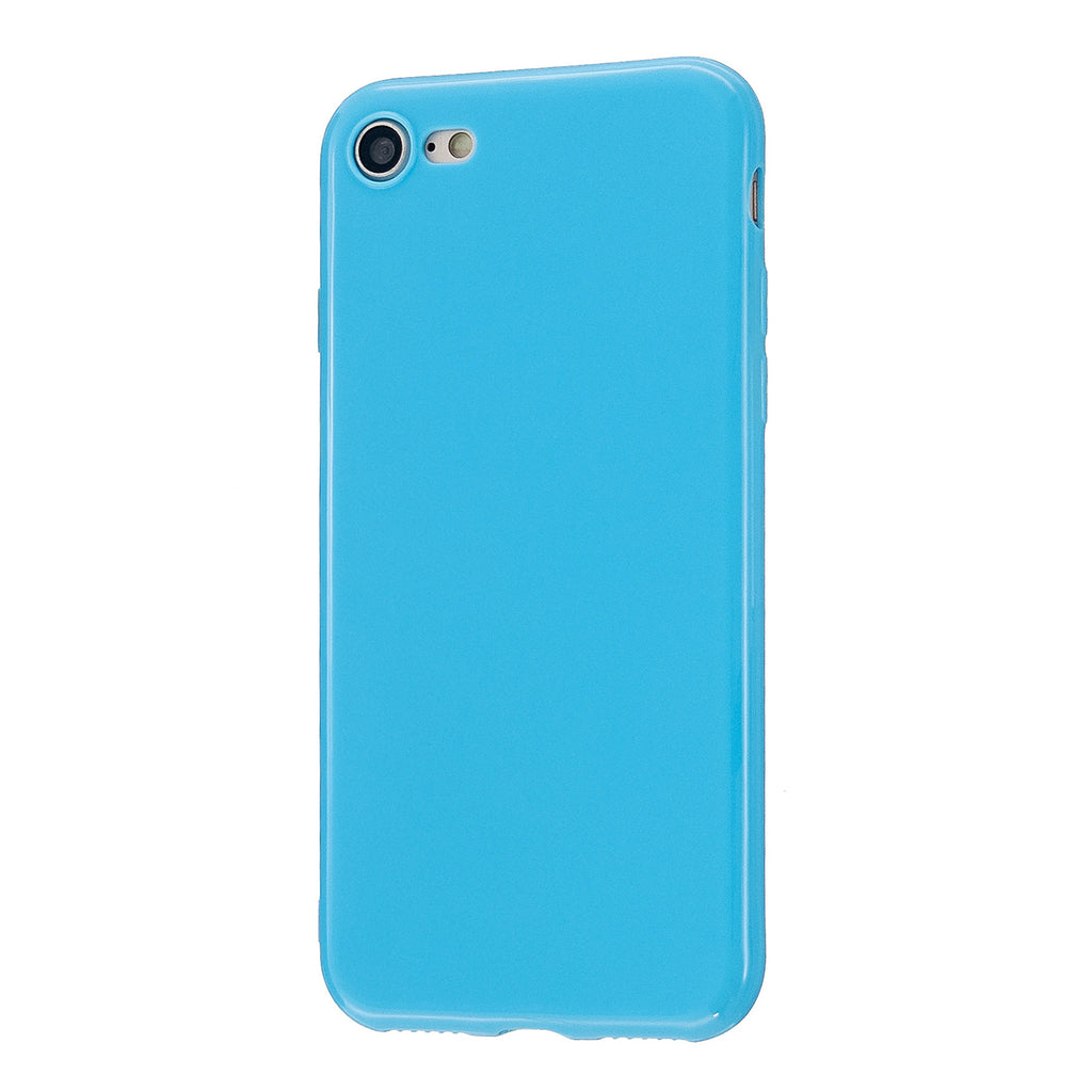 For iPhone 5/5S/SE/6/6S/6 Plus/6S Plus/7/8/7 Plus/8 Plus Cellphone Cover Soft TPU Bumper Protector Phone Shell Ocean blue