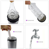 Hand Free Multi-Function Masturbator Fully Automatic Electronic Piston Rechargeable Thrusting Retractable Electronic Male Massager Aircraft Cup