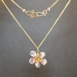 Necklace 281 - choice of stone - Gold