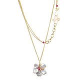 Necklace 281 - choice of stone - RoseGold
