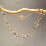 Necklace 323 - choice of stone - Gold
