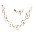 Necklace 323 - choice of stone - RoseGold