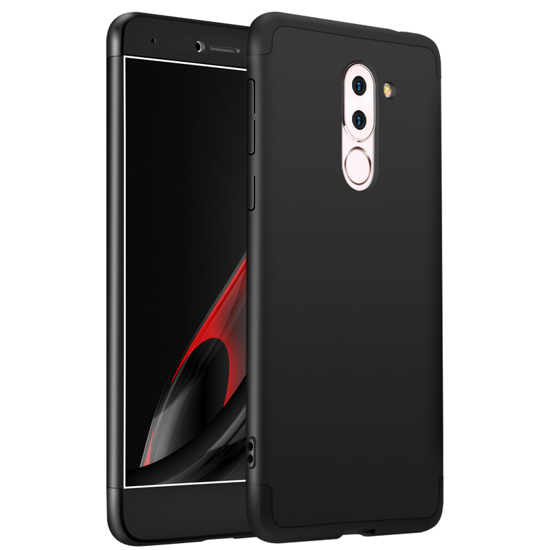 For HUAWEI Honor 6X/GR5 2017 3 in 1 Hybrid Hard Case Full Body 360 Degree Protection Back Cover black