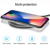 For Huawei P30 Pro Mate20 Pro Samsung S10 S9 S7 S8 iPhone XS Max X Xiaomi Mix 2S Mix 310W Qi Wireless Charger Fast Charging Pad  white