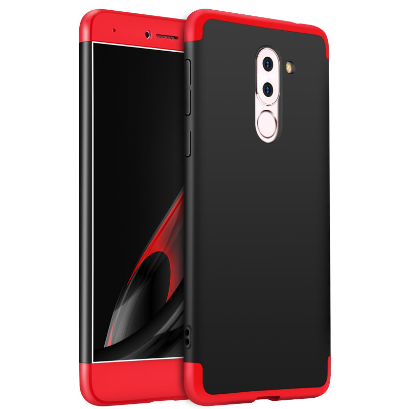 For HUAWEI Honor 6X/GR5 2017 3 in 1 Hybrid Hard Case Full Body 360 Degree Protection Back Cover Red black red