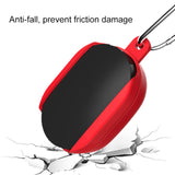 Silicone Case for Xiaomi Airdots Youth TWS Bluetooth Earbuds Shockproof Sleeve Cover Storage and Protective Shell black