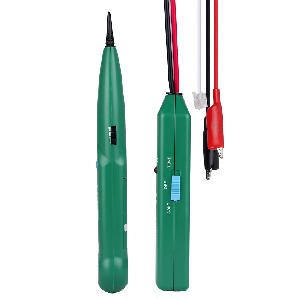 MS6812 Telephone Wire Tracker LAN Network Cable Tester for UTP STP Cat5 Cat6 RJ45 RJ11 Line Finding Testing green