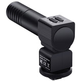 Directive Interview Microphone Characteristic for DSLR Cardioid Camera Camcorder black