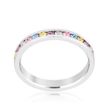 Stylish Stackables Mixed Crystal Ring