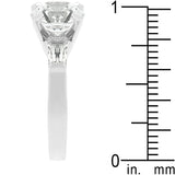 Classic Triple White Engagement Ring