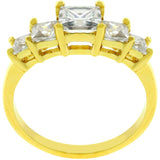 5-Stone Anniversary Ring in Goldtone