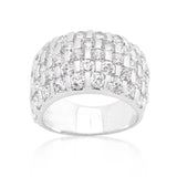 Channel Set Princess Cut Ring