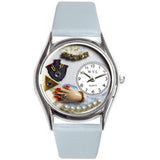 Jewelry Lover Blue Pearls Watch Small Style