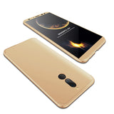 For HUAWEI MAIMANG 6/Mate 10 lite/Honor 9i(india)/Nova 2i Ultra Slim PC Back Cover Non-slip Shockproof 360 Degree Full Protective Case Gold