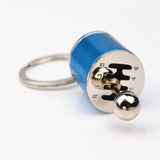 Creative Auto Part Model Gear Shifting Keychain Keyring ADHD Fidget Key Chain27AZ