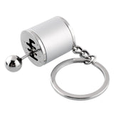 Creative Auto Part Model Gear Shifting Keychain Keyring ADHD Fidget Key Chain27AZ
