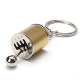 Creative Auto Part Model Gear Shifting Keychain Keyring ADHD Fidget Key Chain27AZ