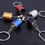 Creative Auto Part Model Gear Shifting Keychain Keyring ADHD Fidget Key Chain27AZ