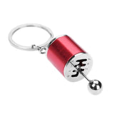 Creative Auto Part Model Gear Shifting Keychain Keyring ADHD Fidget Key Chain27AZ