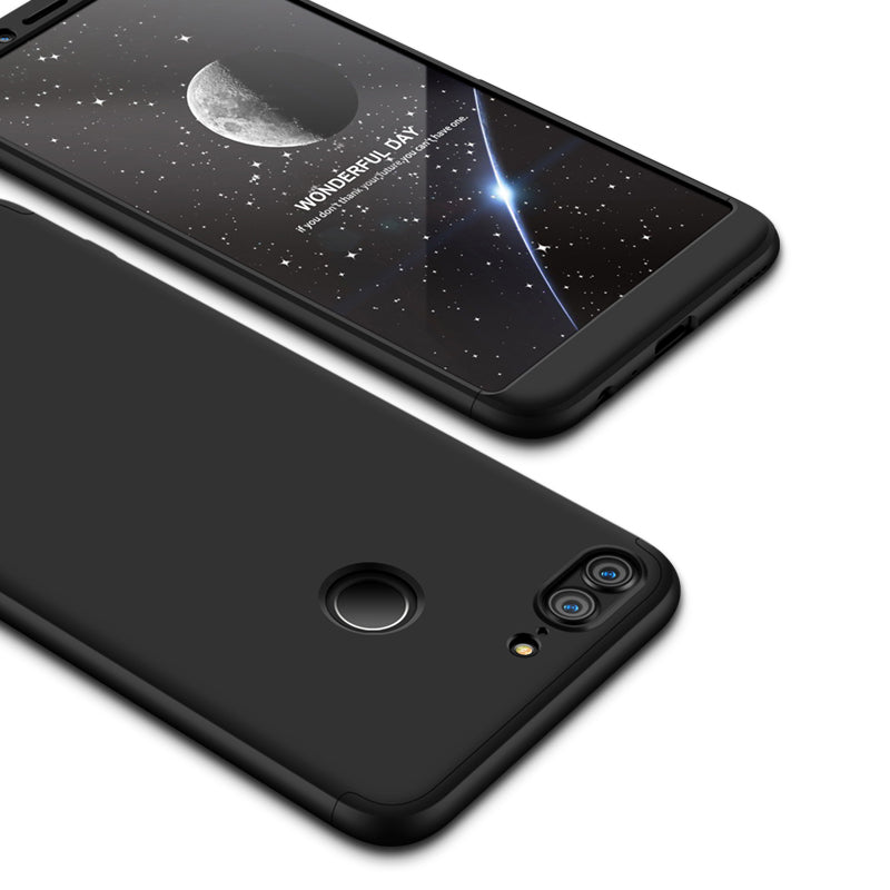 For HUAWEI Honor 9 Lite Full Body 360 Degree Protection PC Back Cover  black