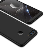For HUAWEI Honor 9 Lite Full Body 360 Degree Protection PC Back Cover  black