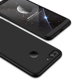 For HUAWEI Honor 9 Lite Full Body 360 Degree Protection PC Back Cover  black