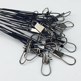 Fishing Tools Fishing Line Steel Wire Leader With Swivel And Snap 20Pcs/Pack