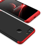 For HUAWEI Honor 9 Lite Full Body 360 Degree Protection PC Back Cover  Red black red