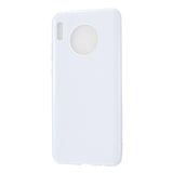 For HUAWEI Mate 30/30 Lite/30 Pro Cellphone Case Simple Profile Soft TPU Shock-Absorption Phone Cover Bright black