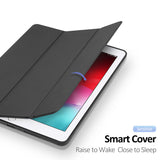 DUX DUCIS For iPad air 3 2019 / ipad pro 10.5 PU Leather+TPU Bottom Shell 3 Folding Protective Case with Pen Holder Pink