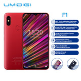 UMIDIGI F1 4G Phablet - 6.3 inch, Android 9.0, Helio P60 Octa Core 2.0GHz, 4GB RAM 128GB ROM - Red,  European Version