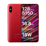 UMIDIGI F1 4G Phablet - 6.3 inch, Android 9.0, Helio P60 Octa Core 2.0GHz, 4GB RAM 128GB ROM - Red,  European Version