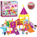 Doll Park House Game Exquisite Fun Big Slide Playset Gift Toy for LOL Surprise Doll Toys Type 1