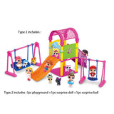 Doll Park House Game Exquisite Fun Big Slide Playset Gift Toy for LOL Surprise Doll Toys Type 1