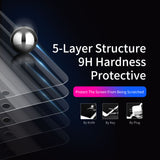 DUX DUCIS for iPad air1/2 iPad5/6 iPad pro 9.7 0.33mm 2.5D Arc Edge Tempered Glass HD Screen Protector Shockproof Film  Transparent_iPad air1/2 iPad5/6 iPadpro 9.7