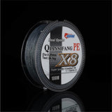 High Strength 8 Braid 100M 0.6#-10# PE High Tension Anti-bite Fishing Line8O24