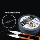 High Strength 8 Braid 100M 0.6#-10# PE High Tension Anti-bite Fishing Line8O24
