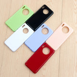 For HUAWEI Mate 30/30 Lite/30 Pro Cellphone Case Simple Profile Soft TPU Shock-Absorption Phone Cover Milk white
