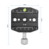 CL-70N 70mm Quick Release QR Plate Clamp black