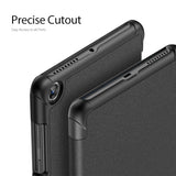 DUX DUCIS for Lenovo M10 Plus 10.3 Fall Resistant Leather Smart Stay Cover Protective Case black