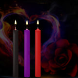 Low Temperature Candles Low Heat Romantic Wax Dripping Candles for Couples Wedding Home Decration 3 colors