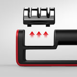 Household Knife Sharpener with 3 Sharpening Slots Sharpening Plate Grindstone Kitchen Tool